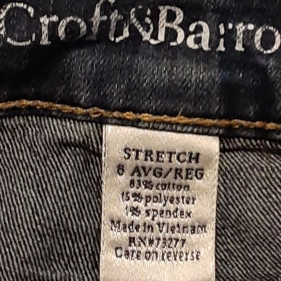 Croft & Barrow Classic Fit Blue Jeans - Picture 4 of 4